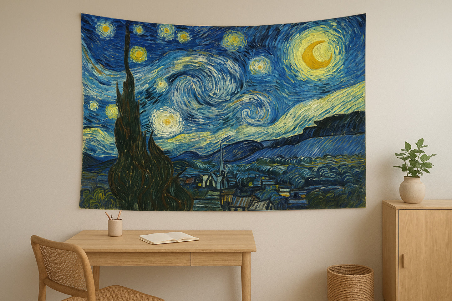 Starry Night Wall Tapestry