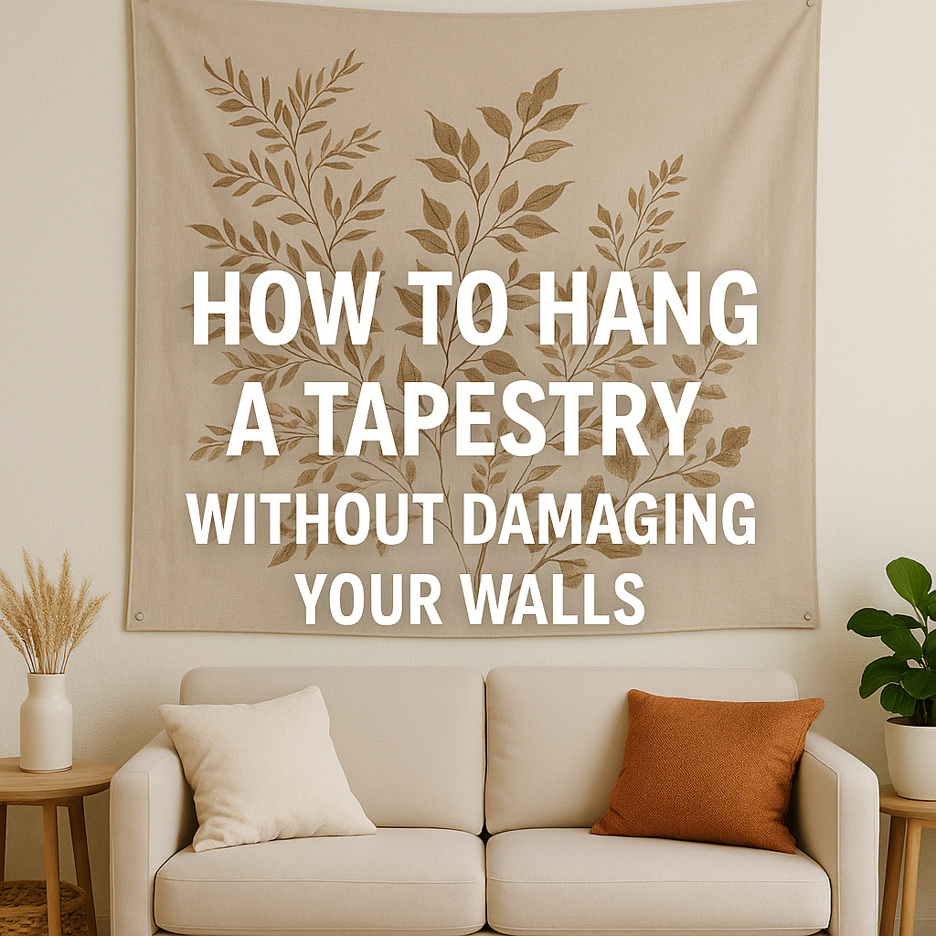 How to Hang a Tapestry Without Damaging Your Walls