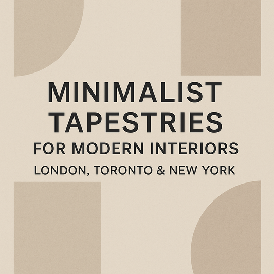 Minimalist Tapestries for Modern Interiors in London, Toronto & New York