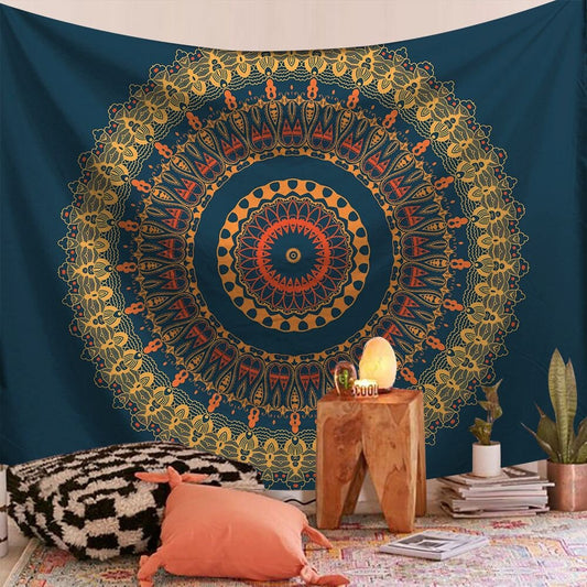 Indian Mandala Tapestry Wall Hanging Ethnic Boho Decor Nomadic Camping Rugs Exotic Beach Blankets Bohemian Tapestries Travel Mattress