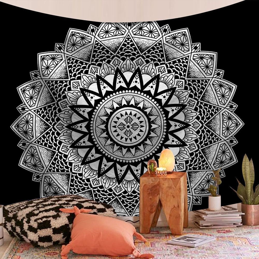 Indian Mandala Tapestry Wall Hanging Ethnic Boho Decor Nomadic Camping Rugs Exotic Beach Blankets Bohemian Tapestries Travel Mattress