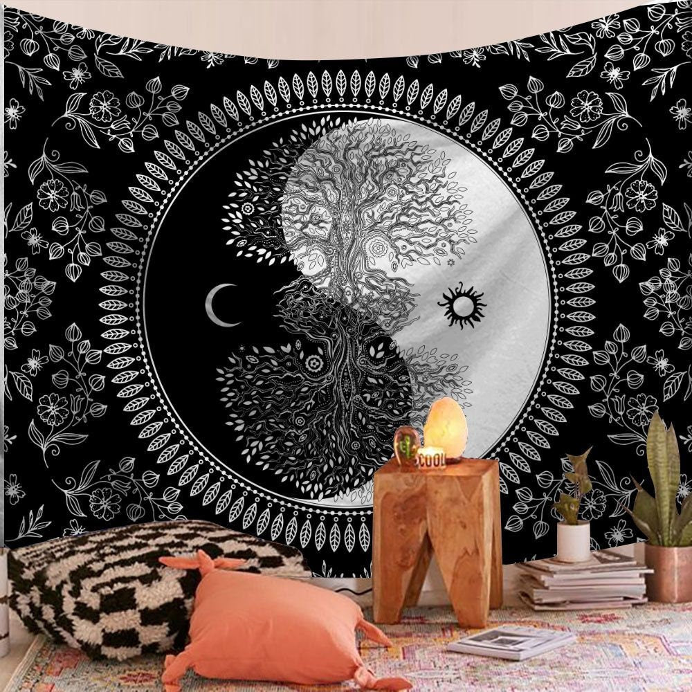 Indian Mandala Tapestry Wall Hanging Ethnic Boho Decor Nomadic Camping Rugs Exotic Beach Blankets Bohemian Tapestries Travel Mattress