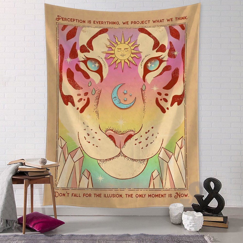 Manga Illustration, Tapestry Art, Cartoon Cat, Aesthetics ,Room Bedroom Living Room Kawaii Home Decor Adorable Art Prints Cute Cat Artwork